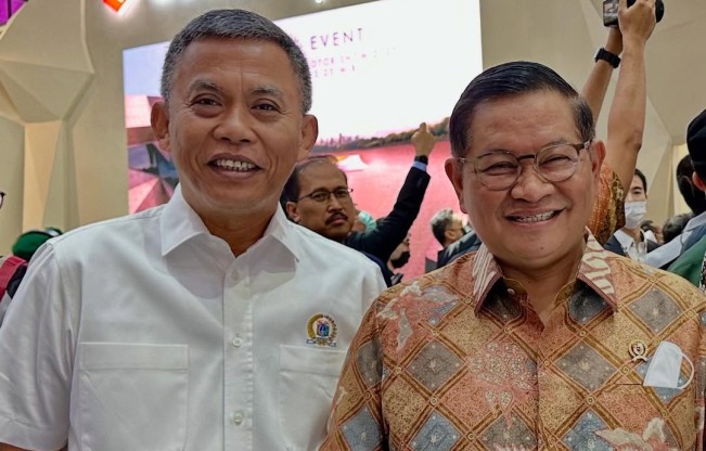 Prasetyo Edi Marsudi bersama Gubernur DKI Jakarta Pramono Anung. [Instagram @prasetyoedimarsudi]